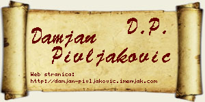 Damjan Pivljaković vizit kartica